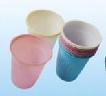 रंगीन 5 ऑउंस डिस्पोजेबल प्लास्टिक कप, डेंटल प्लास्टिक कप